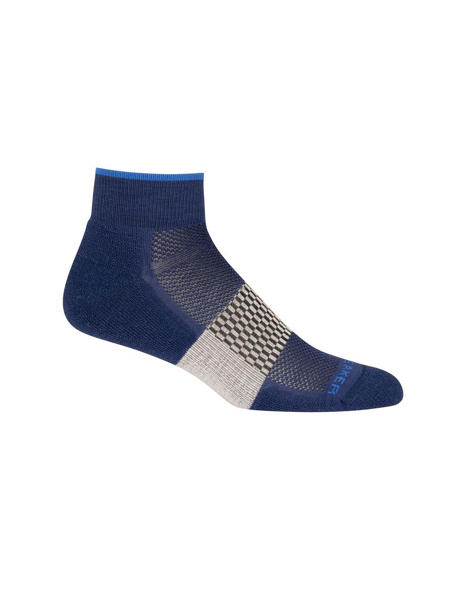 Men's Icebreaker Merino Multisport Light Mini Socks Royal Navy / Lazurite | CA 1917HAPK